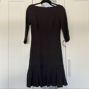 NWT Zara Black Pleated Dress